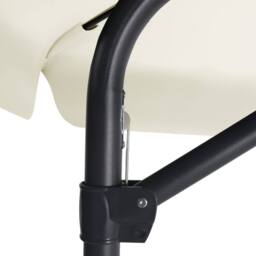 Berkfield Home Outdoor Parasol with Steel Pole 300 cm Sand White - thumbnail 6
