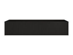 Vente-unique Fluted Wall-Hung Vanity Unit - Black - 150 Cm - ARNEGA - thumbnail 4