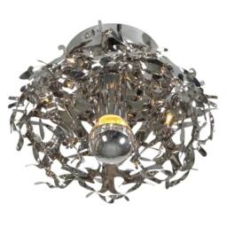 Netlighting Semi Flush Light Stainless Steel in Silver
