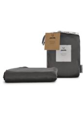 Panda London 100% Bamboo Bedding Fitted Sheet in Dark Grey - Size: Small Double