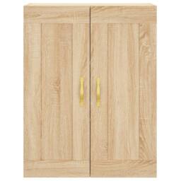 Berkfield Home Wall Mounted Cabinets 2 pcs Sonoma Oak Engineered Wood in Light Tan - thumbnail 6