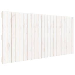 Berkfield Home Wall Headboard White 140x3x60 cm Solid Wood Pine - Size: 140 x 3 x 60 cm - thumbnail 3