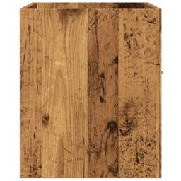 Berkfield Home Durable Bathroom Sink Cabinet Old Wood 90x38.5x46 cm Engineered Wood in Brown - thumbnail 5