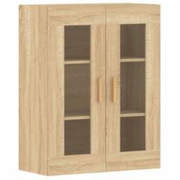Berkfield Home Wall Mounted Cabinets 2 pcs Sonoma Oak Engineered Wood in Light Brown - thumbnail 5