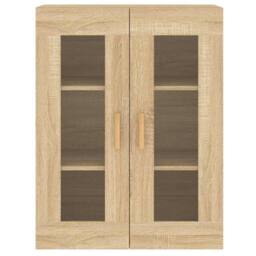 Berkfield Home Wall Mounted Cabinets 2 pcs Sonoma Oak Engineered Wood in Light Brown - thumbnail 6