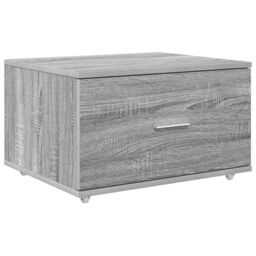 Berkfield Home with Drawer with Shelf with Storage Grey sonoma 131.5 x 50 x 106.5 cm Engineered wood - thumbnail 5