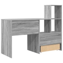 Berkfield Home with Drawer with Shelf with Storage Grey sonoma 131.5 x 50 x 106.5 cm Engineered wood - thumbnail 8