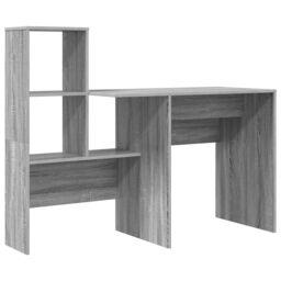 Berkfield Home with Drawer with Shelf with Storage Grey sonoma 131.5 x 50 x 106.5 cm Engineered wood - thumbnail 4