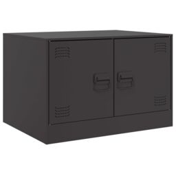 Berkfield Home Coffee Table Black 67x50x44 cm Steel - Size: 67 x 50 x 44 cm - thumbnail 2
