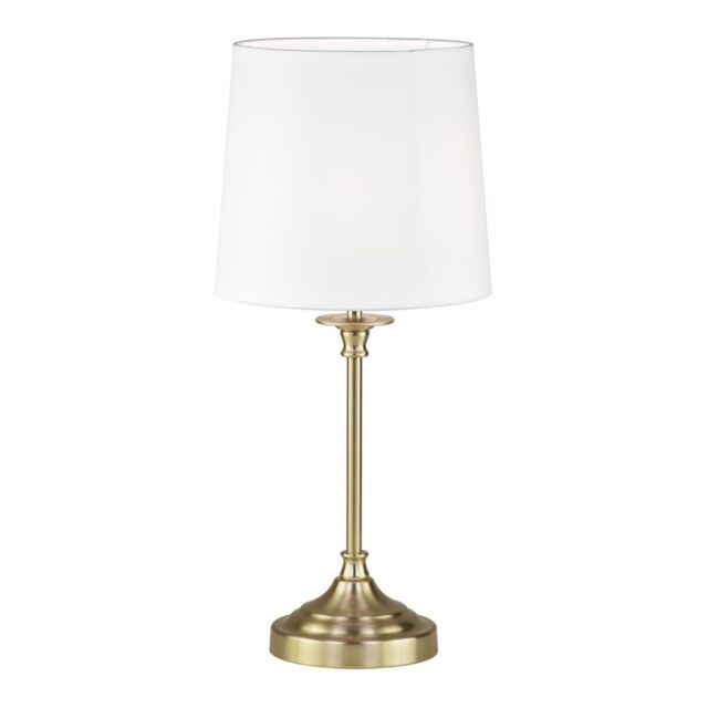 First Choice Lighting Chester - Antique Brass Lamp in Gold - image 1
