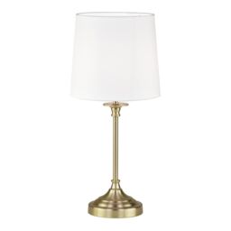 First Choice Lighting Chester - Antique Brass Lamp in Gold