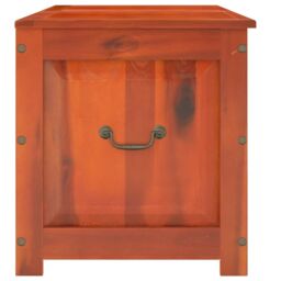 Berkfield Home Storage Chest with Lid Brown Solid Wood Acacia - thumbnail 5