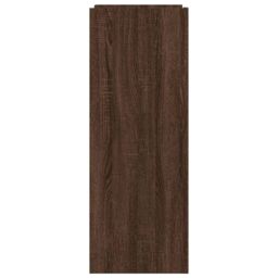 Berkfield Home Shoe Cabinet Brown Oak 52x37.5x100 cm Engineered Wood - thumbnail 5