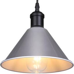 Havendro Satin Nickel Vintage Metal Ceiling Light Shade Pendant Light in Silver - thumbnail 1