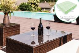 St Helens Water Resistant Garden Set Cover with Eyelets & Cord Fit in Green