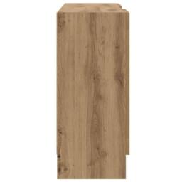 Berkfield Home Sideboard Artisan Oak 120x30.5x70 cm Engineered Wood in Brown - thumbnail 5