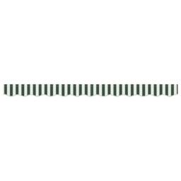 Berkfield Home Awning Valance for 3 m Frame Green & White 2.8 x 0.2 m - thumbnail 4