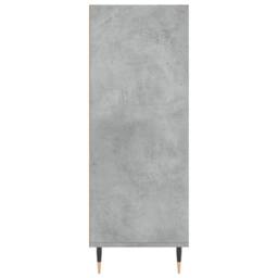 Berkfield Home Modern Bookcase Concrete Grey 69.5x32.5x90 cm Engineered Wood - thumbnail 5