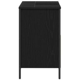 Berkfield Home Modern Bathroom Basin Cabinet Black 60x34.5x60 cm - thumbnail 7