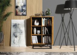 Mex Furniture LTD Sideboard 100cm Loft / Industrial in Brown - thumbnail 6