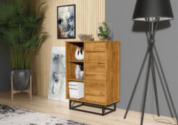 Mex Furniture LTD Sideboard 100cm Loft / Industrial in Brown - thumbnail 3