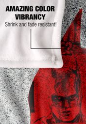 Batman The (2022) Blanket, News Clippings Collage Silhouette Silky Touch Super Soft Throw Blanket 152x127 cm in White - thumbnail 4