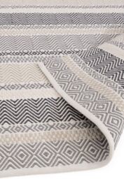 The Rug Shop UK Grey Modern Outdoor Easy to clean Hand Made Geometric Area Rug - Size: 200 cm x 290 cm - thumbnail 4