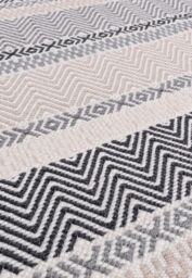 The Rug Shop UK Grey Modern Outdoor Easy to clean Hand Made Geometric Area Rug - Size: 200 cm x 290 cm - thumbnail 2