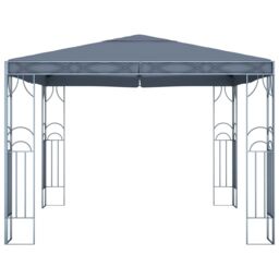 Berkfield Home Gazebo 300x300 cm Anthracite in Black - thumbnail 2