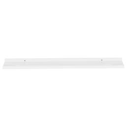 Berkfield Home Wall Shelves 4 pcs White 100x9x3 cm - Size: 100 x 9 x 3 cm - thumbnail 5