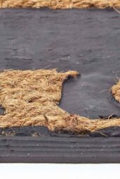 Homescapes Black Cat Silhouette Non-Slip Coir Doormat - Size: 25 cm x 75 cm - thumbnail 3