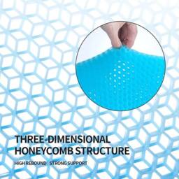 KORVIXA Breathable Gel Seat Cushion in Blue - Size: 100 cm x 190 cm - thumbnail 4