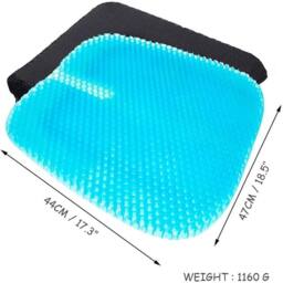 KORVIXA Breathable Gel Seat Cushion in Blue - Size: 100 cm x 190 cm - thumbnail 2