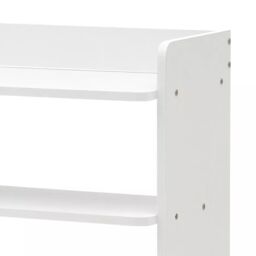 VOGREX Shoes Storage Rack Standing Shelf Self Organiser Shelves Unit Footwear Cabinet in White - thumbnail 6