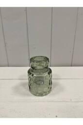 KDMD Large Vintage Green Textured Candle Holder