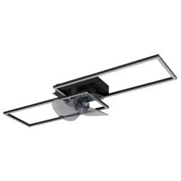 Netlighting Tatjana Ceiling Fan Black 2x LED Dimmable 3000-6500K Remote Timer - thumbnail 2