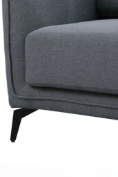 More4Homes Oslo Modern Scandi Style Fabric Living Room 2 Seater Sofa in Dark Grey - thumbnail 6
