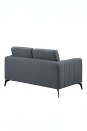 More4Homes Oslo Modern Scandi Style Fabric Living Room 2 Seater Sofa in Dark Grey - thumbnail 4