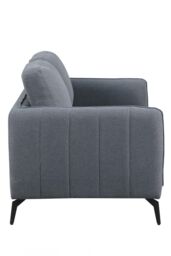 More4Homes Oslo Modern Scandi Style Fabric Living Room 2 Seater Sofa in Dark Grey - thumbnail 3