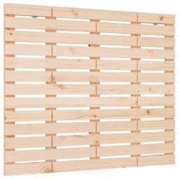 Berkfield Home Wall Headboard 96x3x91.5 cm Solid Wood Pine in Light Tan - thumbnail 3