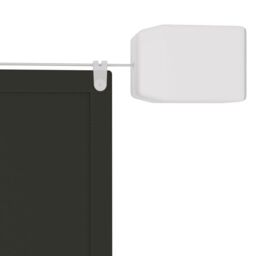 Berkfield Home Vertical Awning Anthracite 140x420 cm Oxford Fabric in Black - thumbnail 3