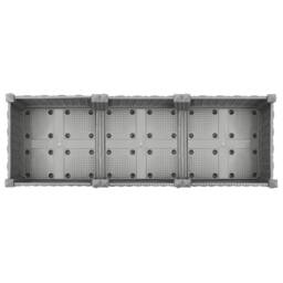 Berkfield Home Raised Bed 120x40x23 cm Polypropylene in Grey - Size: 120 x 40 x 23 cm - thumbnail 6