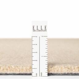 THE RUGS Puristic Fine Boucle Wool Rug Knots Textured Living Room Rug in Light Beige - Size: 140 cm x 200 cm - thumbnail 9