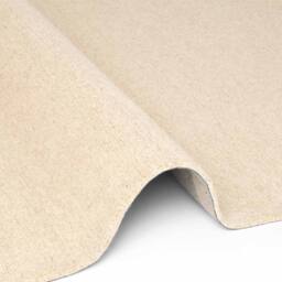 THE RUGS Puristic Fine Boucle Wool Rug Knots Textured Living Room Rug in Light Beige - Size: 140 cm x 200 cm - thumbnail 7