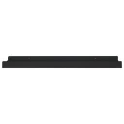 Berkfield Home Picture Frame Ledge Shelves 2 pcs Black 40x9x3 cm MDF - Size: 40 x 9 x 3 cm - thumbnail 4