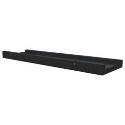 Berkfield Home Picture Frame Ledge Shelves 2 pcs Black 40x9x3 cm MDF - Size: 40 x 9 x 3 cm - thumbnail 6