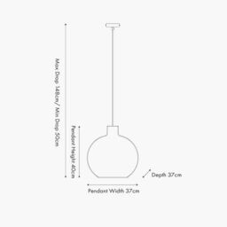 Ruma Natural Rattan Black & White Woven Ceiling Light - thumbnail 6