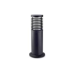 Netlighting Nott 1 Light Small Outdoor Bollard Light Black IP65 E27