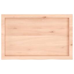 Berkfield Home Beautiful Wall Shelf 80x50x(2-4) cm Untreated Solid Wood Oak in Light Tan - thumbnail 5