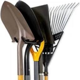 Havendro Tool Organizer, Wall Mounted Garden 2 Hooks in Black - thumbnail 4